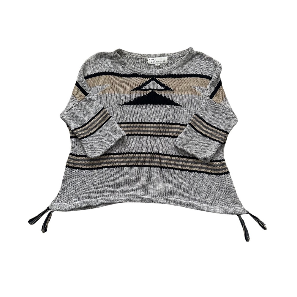 Vintage Havana Boho Tassel Sweater